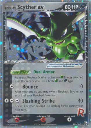 Rocket's Scyther ex 102/109 - Team Rocket Returns Holofoil - Poke-Collect