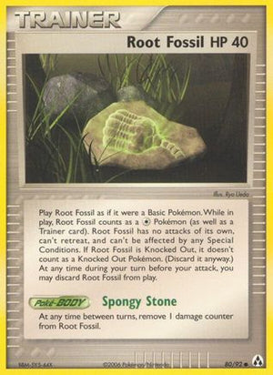 Root Fossil 80/92 - Legend Maker Reverse Holofoil - Poke-Collect