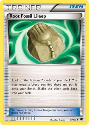 Root Fossil Lileep 87/101 - Plasma Blast - Poke-Collect