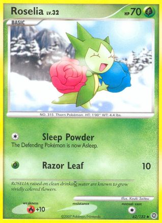 Roselia 62/132 - Secret Wonders Reverse Holofoil - Poke-Collect