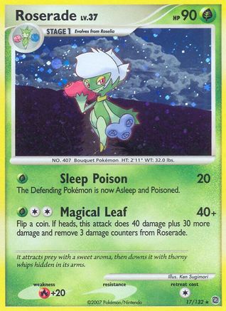 Roserade 17/132 - Secret Wonders Holofoil - Poke-Collect