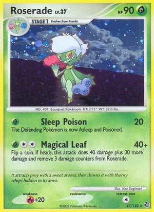 Roserade 17/132 - Secret Wonders Holofoil - Poke-Collect