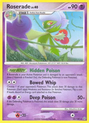 Roserade 23/100 - Stormfront - Poke-Collect