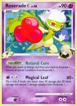 Roserade C 40/147 - Supreme Victors Reverse Holofoil - Poke-Collect