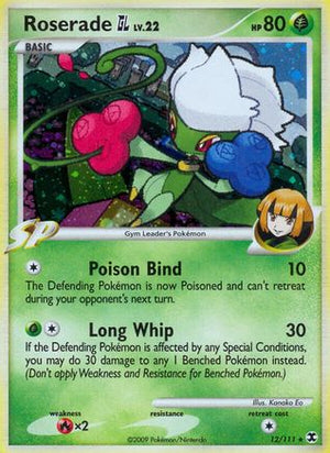 Roserade GL 12/111 - Rising Rivals Holofoil - Poke-Collect