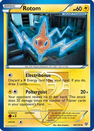 Rotom (Team Plasma) 49/135 - Plasma Storm - Poke-Collect