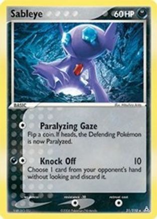 Sableye 31/110 - Holon Phantoms Reverse Holofoil - Poke-Collect