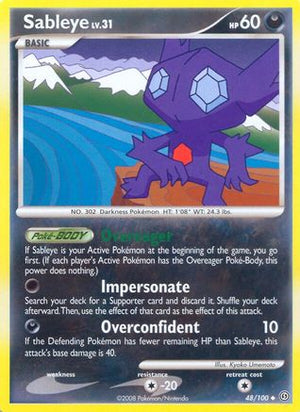 Sableye 48/100 - Stormfront Reverse Holofoil