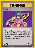 Sabrina 110/132 - Gym Challenge 1st Edition - Poke-Collect
