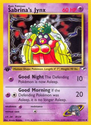 Sabrina's Jynx 59/132 - Gym Heroes Unlimited - Poke-Collect