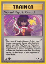 Sabrina's Psychic Control 121/132 - Gym Challenge Unlimited - Poke-Collect