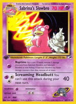 Sabrina's Slowbro 60/132 - Gym Heroes 1st Edition - Poke-Collect