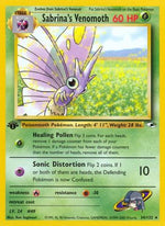 Sabrina's Venomoth 34/132 - Gym Heroes 1st Edition - Poke-Collect