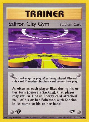 Saffron City Gym 122/132 - Gym Challenge Unlimited - Poke-Collect