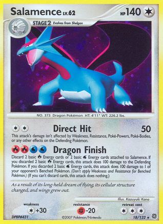 Salamence 18/132 - Secret Wonders Holofoil - Poke-Collect