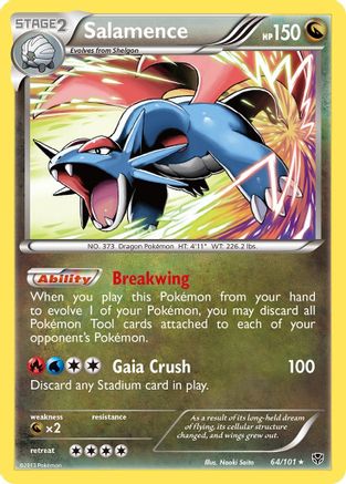 Salamence 64/101 - Plasma Blast Reverse Holofoil - Poke-Collect