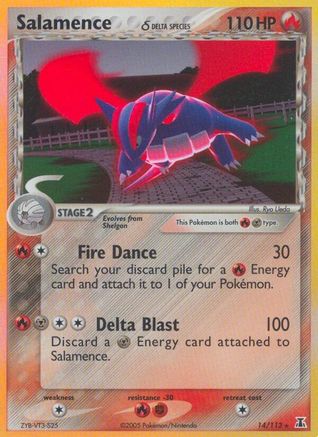Salamence (Delta Species) 14/113 - Delta Species Holofoil - Poke-Collect
