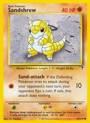 Sandshrew 91/110 - Legendary Collection Reverse Holofoil - Poke-Collect
