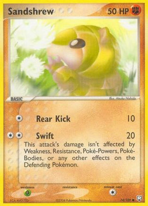 Sandshrew 74/109 - Team Rocket Returns Reverse Holofoil - Poke-Collect