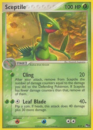 Sceptile 4/17 - POP Series 1 Holofoil - Poke-Collect
