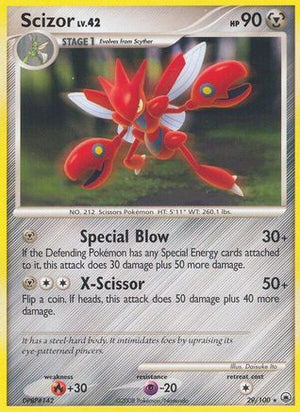 Scizor 29/100 - Majestic Dawn Reverse Holofoil - Poke-Collect