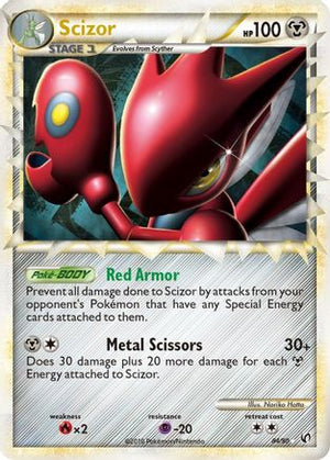 Scizor 84/90 - HSUndaunted Holofoil - Poke-Collect