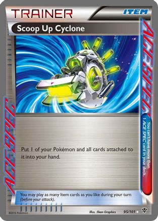 Scoop Up Cyclone 95/101 - Plasma Blast Holofoil - Poke-Collect