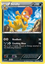 Scrafty 68/108 - Dark Explorers Reverse Holofoil - Poke-Collect