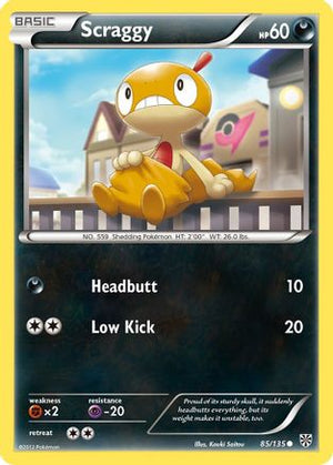 Scraggy 85/135 - Plasma Storm - Poke-Collect