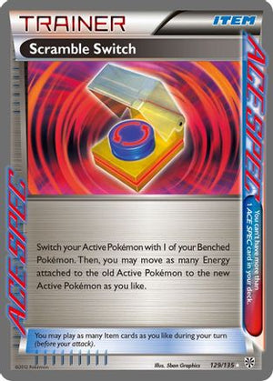 Scramble Switch 129/135 - Plasma Storm Holofoil - Poke-Collect