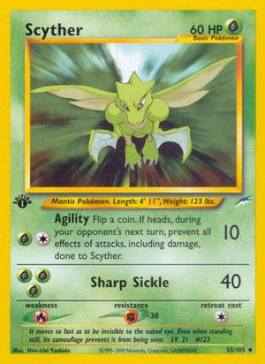 Scyther 55/105 - Neo Destiny Unlimited - Poke-Collect