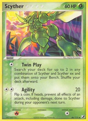 Scyther 46/115 - Unseen Forces Reverse Holofoil - Poke-Collect