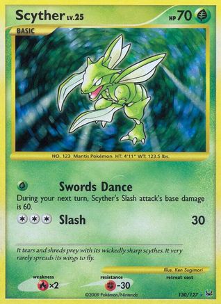 Scyther 130/127 - Platinum Holofoil - Poke-Collect