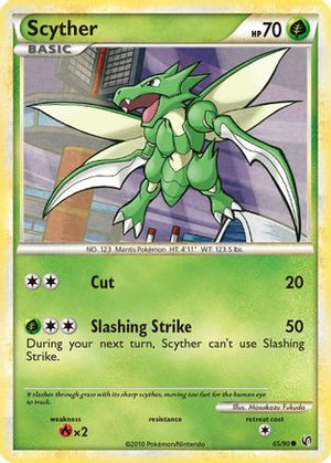 Scyther (65) 65/90 - Undaunted Reverse Holofoil