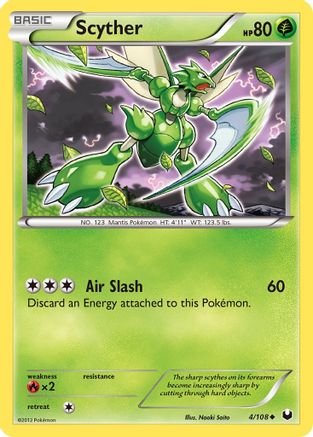 Scyther 4/108 - Dark Explorers Reverse Holofoil - Poke-Collect