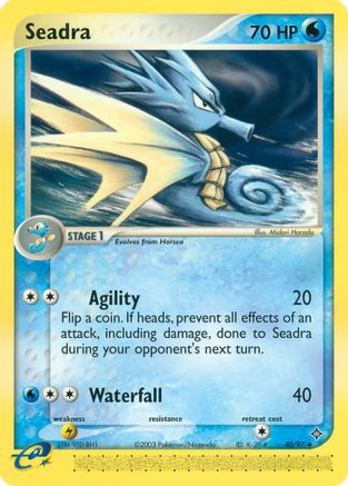 Seadra 40/97 - Dragon Reverse Holofoil - Poke-Collect