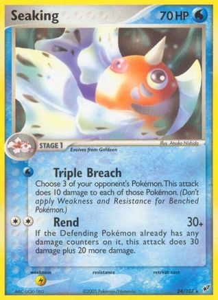 Seaking 24/107 - Deoxys Reverse Holofoil - Poke-Collect