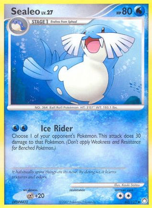 Sealeo 62/123 - Mysterious Treasures Reverse Holofoil - Poke-Collect