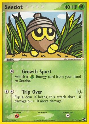 Seedot 71/101 - Hidden Legends - Poke-Collect