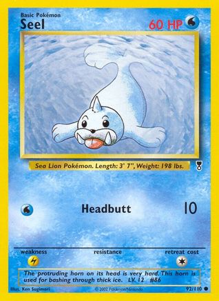 Seel 92/110 - Legendary Collection Reverse Holofoil - Poke-Collect