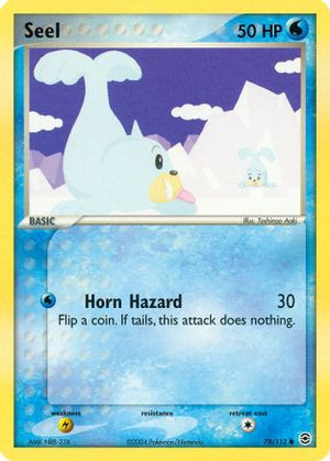 Seel 78/112 - FireRed & LeafGreen Reverse Holofoil - Poke-Collect