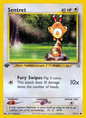 Sentret 71/111 - Neo Genesis 1st Edition - Poke-Collect