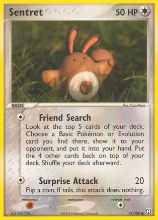 Sentret 75/109 - Team Rocket Returns Reverse Holofoil - Poke-Collect