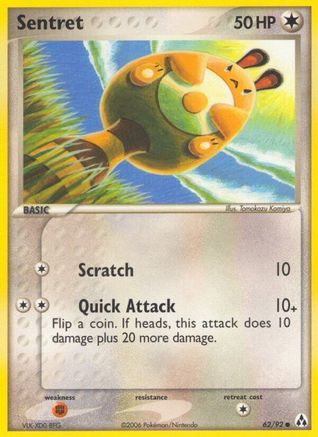 Sentret 62/92 - Legend Maker Reverse Holofoil - Poke-Collect