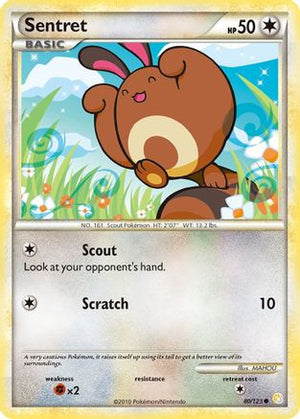 Sentret 80/123 - HeartGold SoulSilver Reverse Holofoil - Poke-Collect
