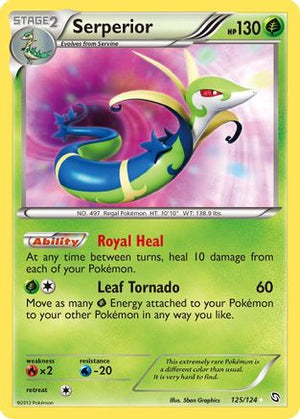 Serperior 125/124 - Dragons Exalted Holofoil - Poke-Collect