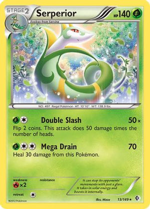 Serperior 13/149 - Boundaries Crossed Holofoil - Poke-Collect