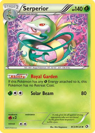 Serperior RC3/113 - Legendary Treasures Holofoil - Poke-Collect