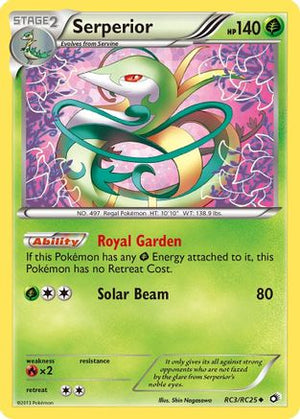 Serperior RC3/113 - Legendary Treasures Holofoil - Poke-Collect