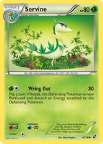Servine (4) 4/114 - Black and White Reverse Holofoil - Poke-Collect